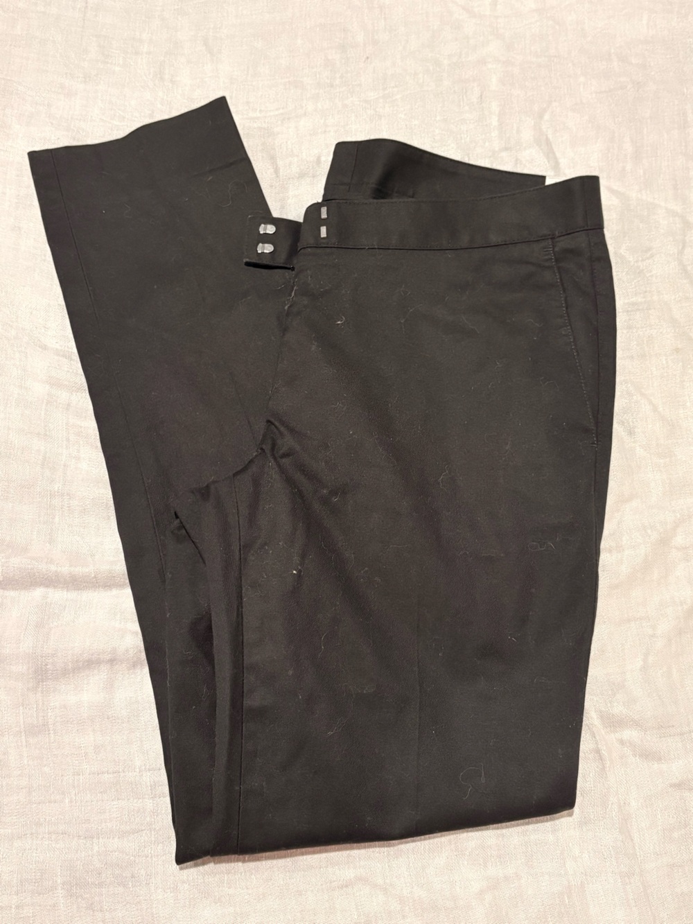 Brooks Brothers Advantage Chino Stretch Pants 4 Womens Black Tab Chinos